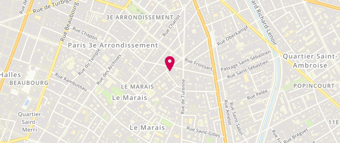 Plan de Saint-James l'Atelier, 116 Rue Vieille du Temple, 75003 Paris