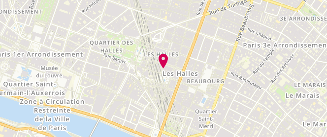 Plan de Foot Locker France, 4 Rue Pierre Lescot, 75001 Paris