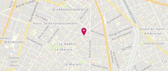 Plan de Ganni, 118 Rue Vieille du Temple, 75003 Paris