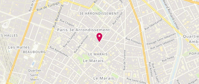 Plan de Bramarais, 10 Rue Charlot, 75003 Paris
