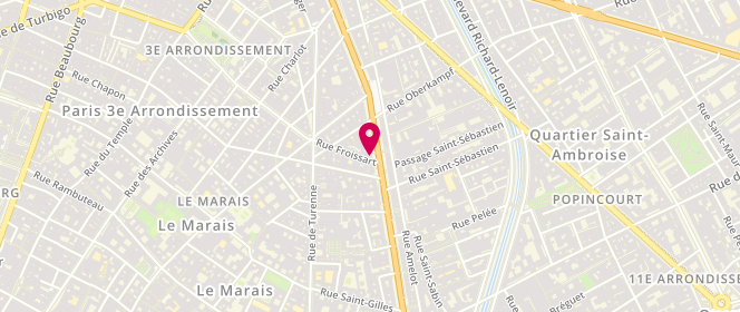 Plan de Bonton, 5 Boulevard des Filles du Calvaire, 75003 Paris