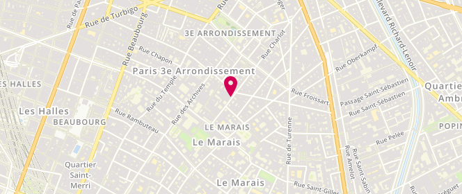 Plan de La Tôle, 15 Rue Charlot, 75003 Paris