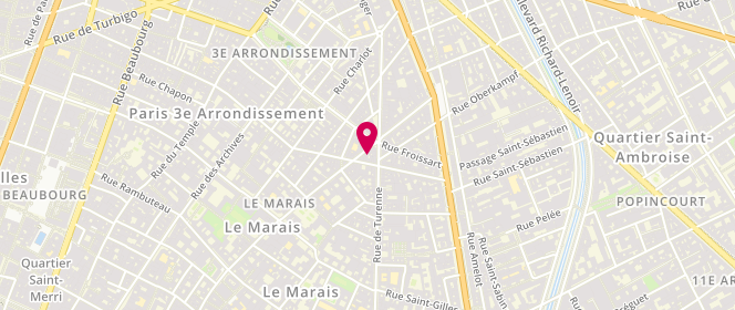Plan de French Trotters, 128 Rue Vieille du Temple, 75003 Paris