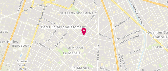 Plan de The Odder Side, 32 Rue de Poitou, 75003 Paris