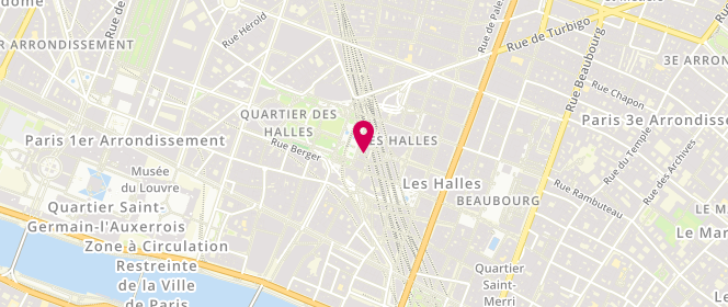 Plan de Calzedonia, 105 Rue Berger Centre Commercial Forum, 75001 Paris