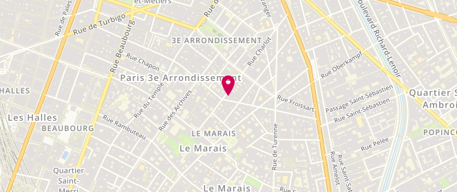 Plan de Rex Shop, 42 Rue de Poitou, 75003 Paris