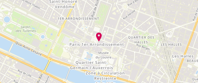 Plan de HUGO BOSS France - Siège/Headoffice, 2 place du Palais Royal, 75001 Paris