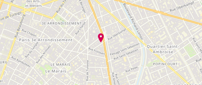 Plan de SEAGALE, 19 Rue Commines, 75003 Paris