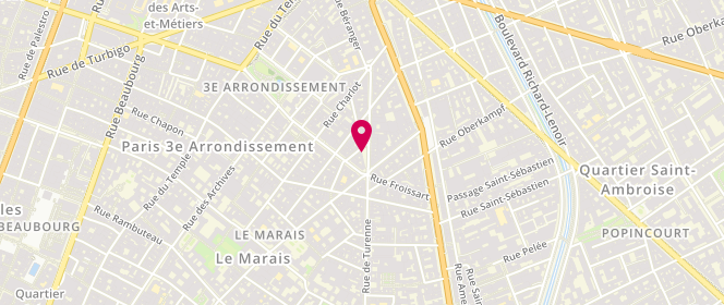 Plan de Isabel Marant, 111 Rue de Turenne, 75003 Paris