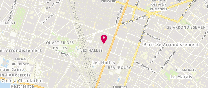 Plan de G.T.A, 111 Rue Saint Denis, 75001 Paris