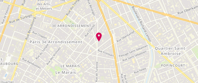 Plan de OSKA Paris 3ème, 106 Rue de Turenne, 75003 Paris