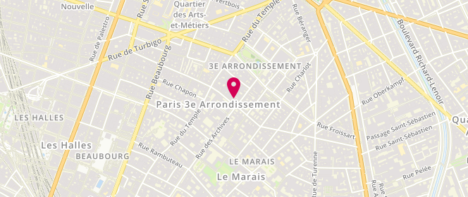 Plan de MESGUICH Ewa, 18 Rue Pastourelle, 75003 Paris