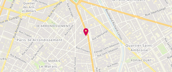 Plan de The Rolling Shop, 1 Boulevard du Temple, 75003 Paris
