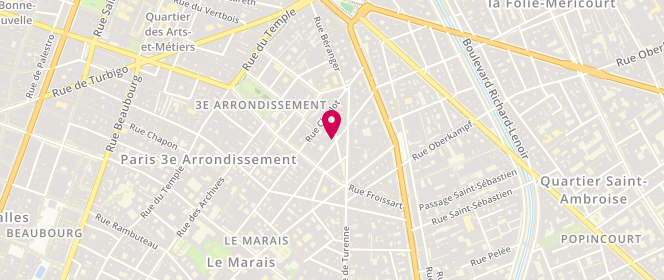 Plan de Isabel Marant, 47 Rue de Saintonge, 75003 Paris