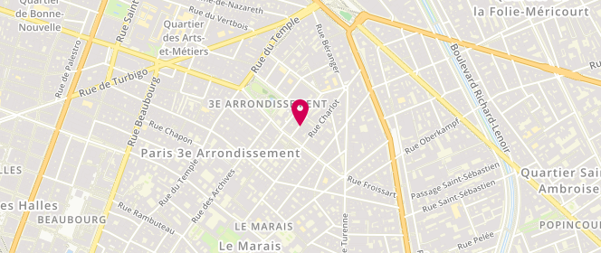 Plan de En Face, 12 Rue de Picardie, 75003 Paris