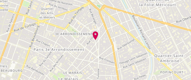 Plan de Aneesha Designs, 8 Rue de Normandie, 75003 Paris