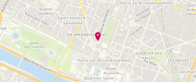 Plan de Bruce Field, 8 Rue de Richelieu, 75001 Paris