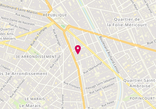 Plan de Doursoux, 131 Rue Amelot, 75011 Paris