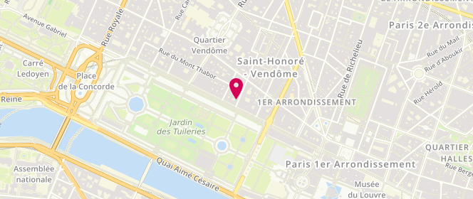 Plan de Ganni, 1 Rue du 29 Juillet, 75001 Paris