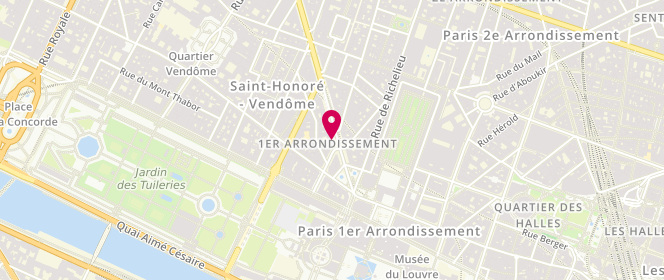 Plan de Capucine, 5 avenue de l'Opéra, 75001 Paris
