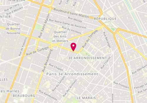 Plan de Mod'Cravate, 7 Rue Reaumur, 75003 Paris