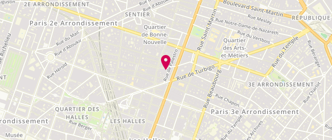 Plan de Blandin et Delloye, 9 Rue de Palestro, 75002 Paris