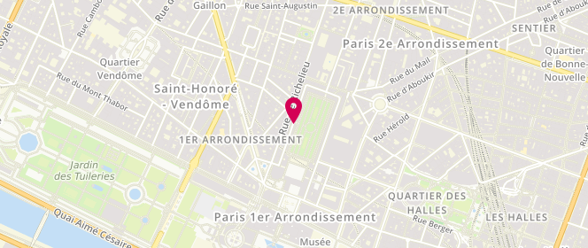 Plan de Didier Ludot, Jardin du Palais Royal 24 Rue Montpensier, 75001 Paris