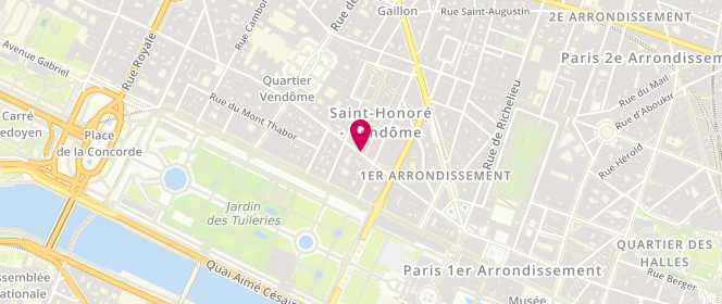 Plan de Stone Island, 316 Rue Saint-Honoré, 75001 Paris