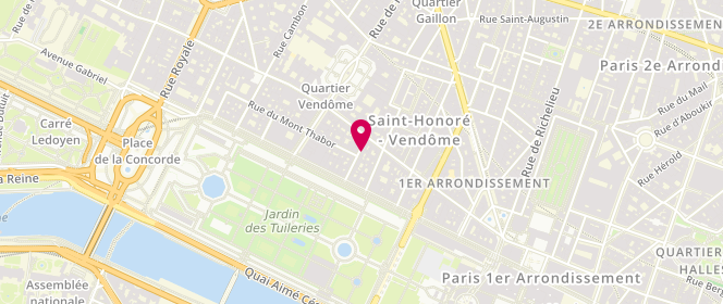 Plan de A.P.C, 12 Rue d'Alger, 75001 Paris