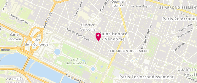Plan de Ami Alexandre Mattiussi, 14 Rue d'Alger, 75001 Paris
