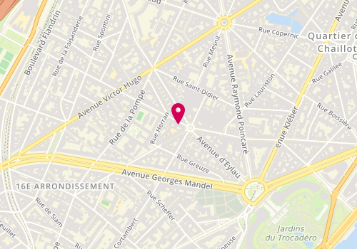 Plan de Smuggler, 93 Rue de Longchamp, 75016 Paris