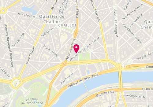 Plan de Vanessa Himmer, 1 Rue Chaillot, 75116 Paris