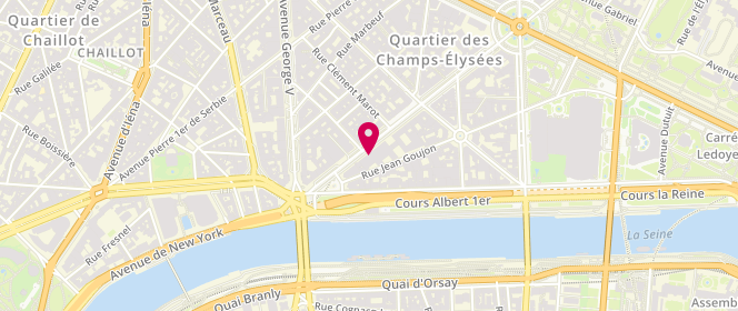 Plan de Prada, 10 -12 avenue Montaigne, 75008 Paris