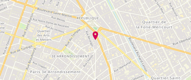 Plan de Cetemark, 37 Boulevard du Temple, 75003 Paris