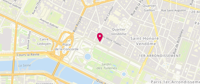 Plan de Harold, 240 Rue de Rivoli, 75001 Paris