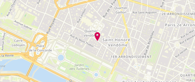 Plan de Saint Honoré Mailles, 229 Rue Saint Honore, 75001 Paris