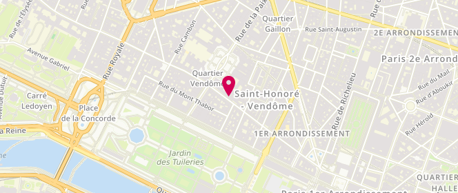 Plan de Wolford, 346 Rue Saint-Honoré, 75001 Paris