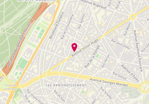 Plan de La Châtelaine, 170 avenue Victor Hugo, 75116 Paris