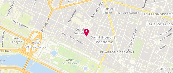 Plan de Brunello Cucinelli, 350 Rue Saint Honoré, 75001 Paris