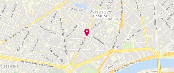 Plan de Anthony Garçon, 61 avenue Kléber, 75016 Paris