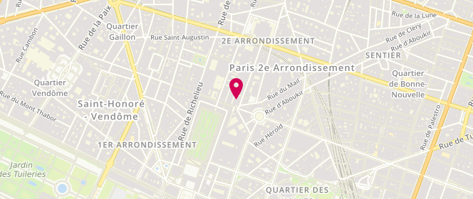 Plan de Cyrillus, 1 Rue de la Banque, 75002 Paris