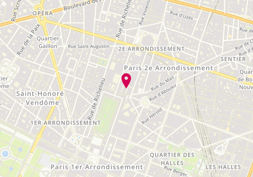 Plan de Nathalie Garcon et Associes, 15 Gal Vivienne, 75002 Paris