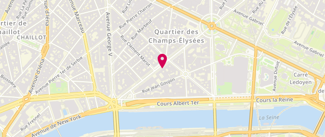 Plan de Dior Joaillerie, 26 Avenue Montaigne, 75008 Paris