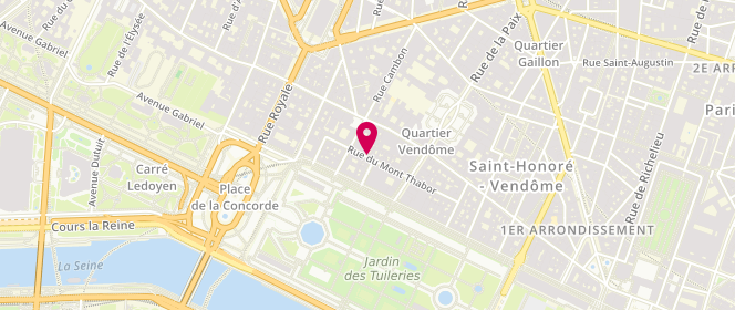 Plan de Olistep, 38 Rue Mont Thabor, 75001 Paris
