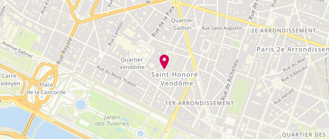 Plan de Maison Montagut, 15 place du Marché Saint-Honoré, 75001 Paris