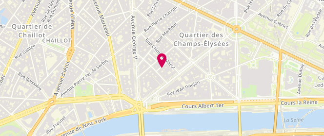 Plan de NHK, 4 Rue Chambiges, 75008 Paris