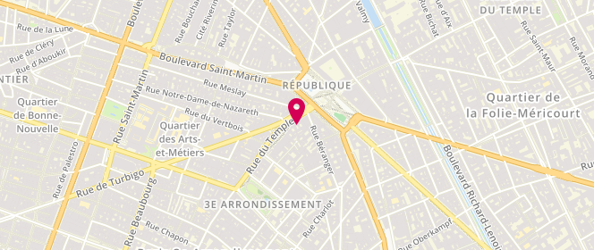 Plan de Cyrillus, 176 Rue du Temple, 75003 Paris