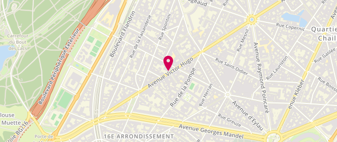 Plan de L'Enfance Heureuse, 152 avenue Victor Hugo, 75116 Paris