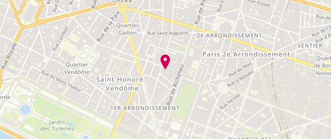 Plan de Degriff Destock, 39 Rue des Petits Champs, 75001 Paris