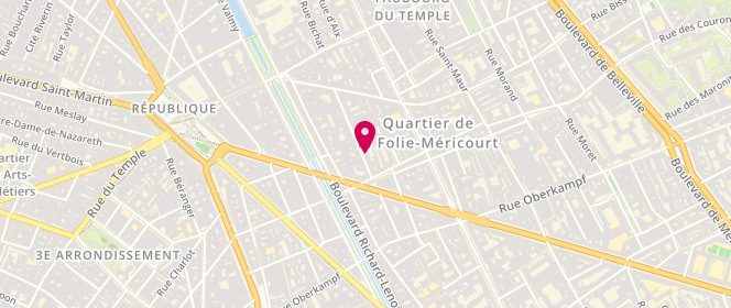 Plan de Orsade, 4 Bis Rue de la Pierre Levée, 75011 Paris